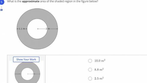 What is the approximate area of the shaded region in the figure below?