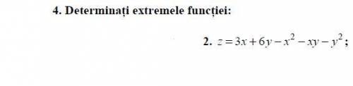Determinati extremele functiei: