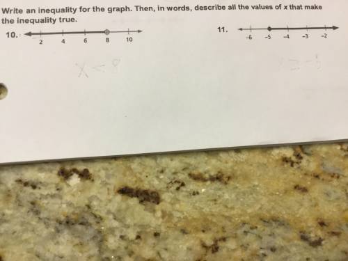 Please help! Write an inequality for the graph, etc.