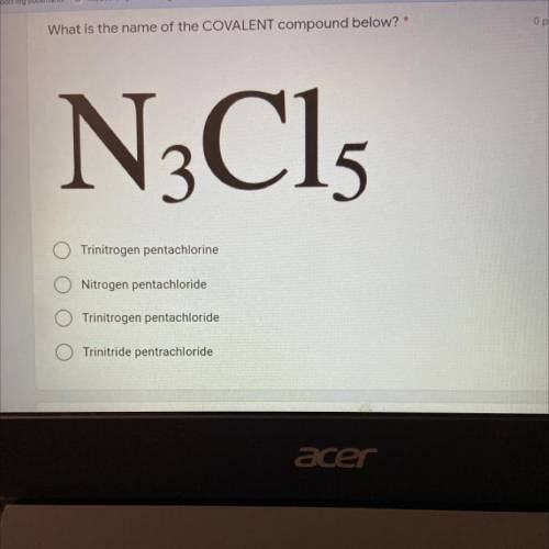 LAST ATTEMPT IM MARKING AS BRAINLIEST!! (What is the name of the COVALENT compound below ? )