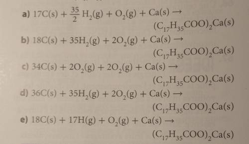 Could someone pls help me with chemistry?

Question: which of the following equations represents t