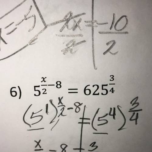 SOMEONE PLZ HELP
Ignore the writing on the paper but can someone help me solve #6?!?!