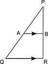 PLEASE HELP ME

The figure shows triangle PQR and line segment AB, which is parallel to QR:
Pa