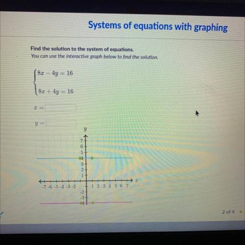 Systems of equations with graphing