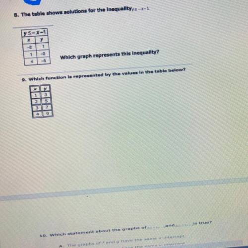 Need help asap
With 8 and 9