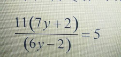 Solve the equation it's