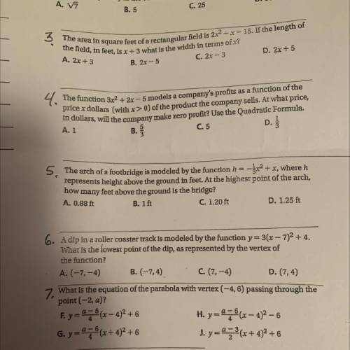 What is the equation of the parabola with vertex (-4,6) passing through the point (-2,a)