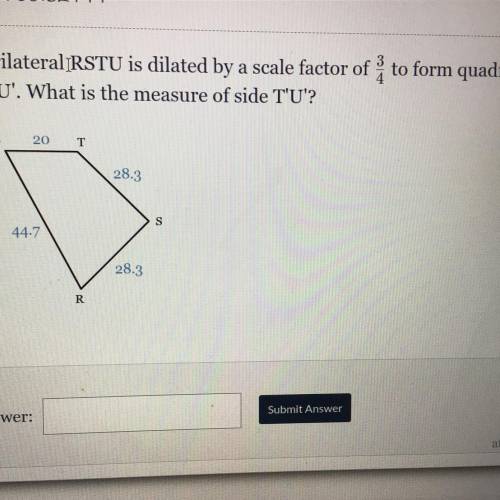 What is the measurement of side TU