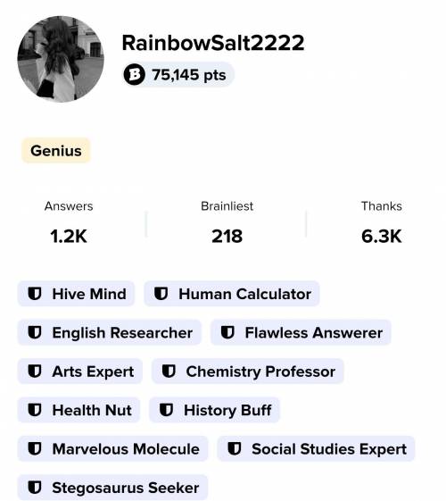 Lmk how many followers this user has. 
RainbowSalt2222 
1st in my followings...