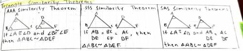 #7 Are the Triangles Similar. If yes, state the reason (AA, SSS, SAS).

A. Yes, AA
B. Yes, SSS
C. Y