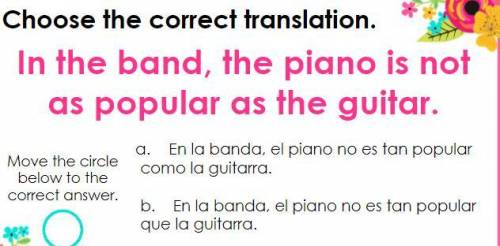 I need help with a Spanish question fast!