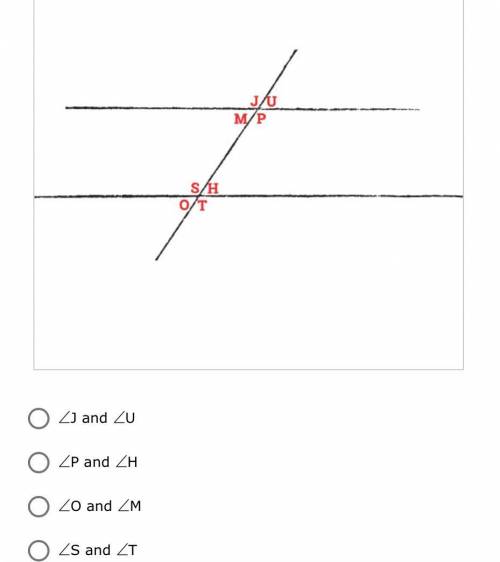 Please help please please please

In the illustration, which angle pairs are vertical angles?
