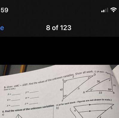 Geometry homework need help quick
