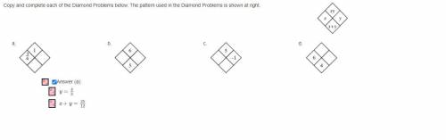 Need help on this Dimond problem work sheet