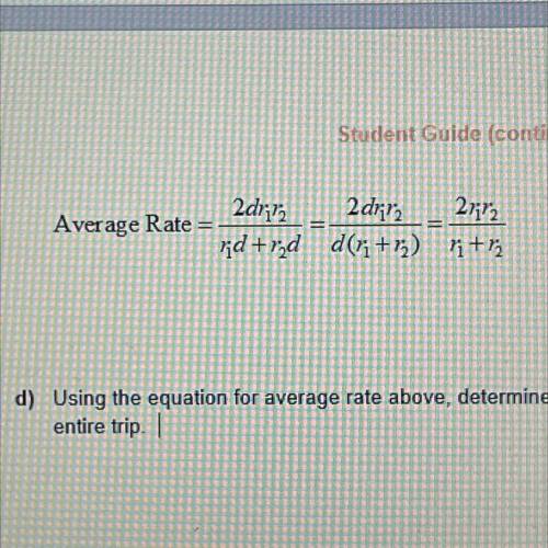 D) Using the equation for average rate above, determine the cheetah's average rate for the

entire