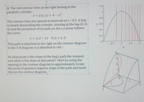 I need help with a Calculus question that I have been stuck on. I have attached a picture below. Th