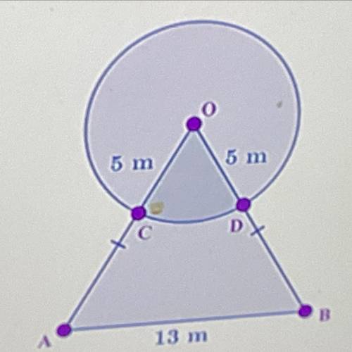 A circular wheel is fixed on an equilateral triangular frame as shown in the figure.

The radius o