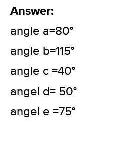 Find the values of each exterior angle.