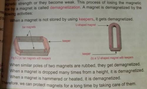 What are the methods of avoiding demagnezation