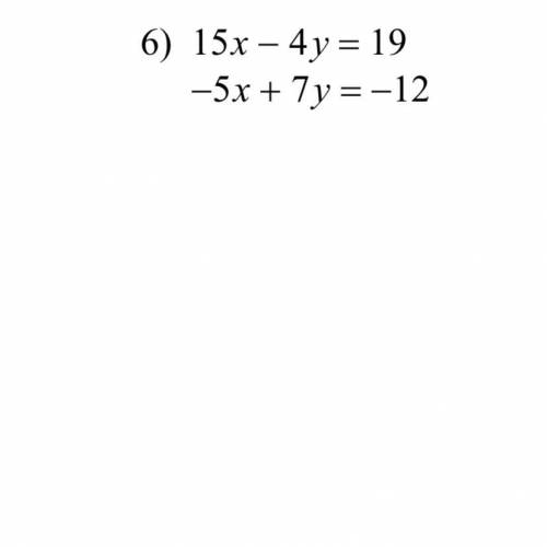 Solving the system by addition multiply first Please help me solve this problem please and thank yo