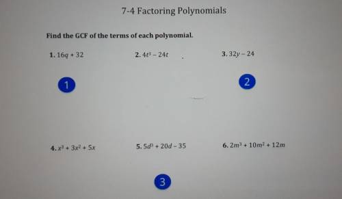 Can someone please help me answer 1-3 and show your work