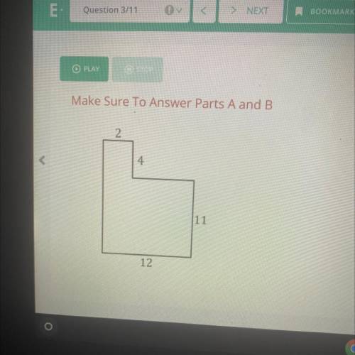 3. PART A: DON’T FORGET TO DETERMINE THE MISSING LENGTHS FIRST!

Find the perimeter: 
P = ___
PART