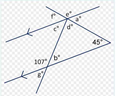Find angle, a.  Show the working mentioning the angle properties in each step.