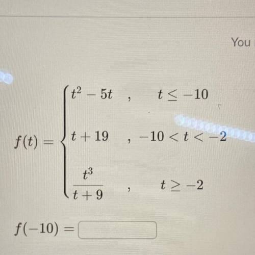 Evaluate piecewise functions