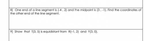 Answer number 8 and 9 only please...i feel depress:(