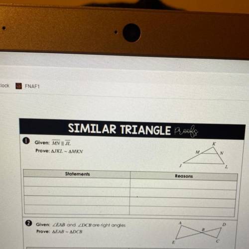 Need help proving these similar triangles
