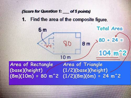 PLS HELP 30 POINTS 
Find the area of the composite figure.