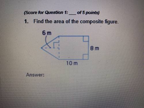 PLS HELP 30 POINTS 
Find the area of the composite figure.