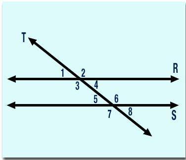 If angle 4 has a measure of 42° in the given diagram, what is the measure of angle 6?