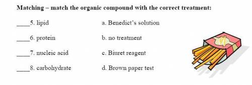 Help me! Look at the screenshots! Matching – match the organic compound with the correct example/re