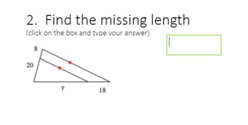 Find the missing length