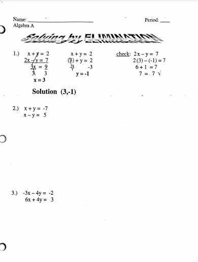 Please help with math and show work ill give you a brainliest 50 POINTS
