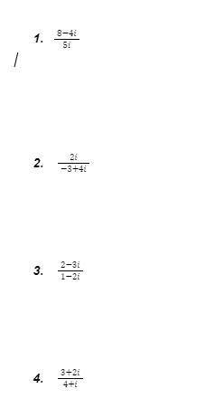 Simplify Complex numbers 30 points