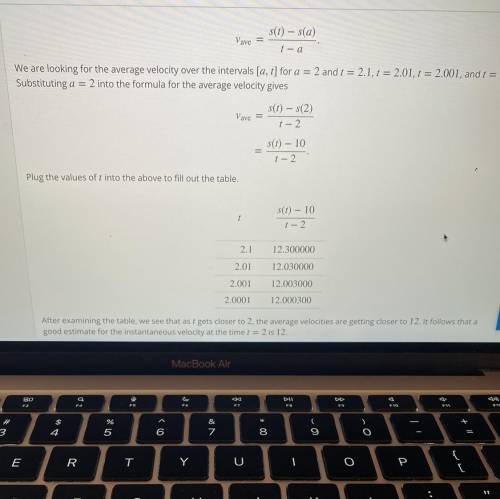 Can someone explain how the problem solution got (2.1,12.30000)? I plugged t in but it gives me -79
