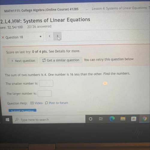 I need help finding the answers