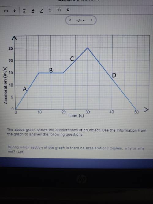 Urgent, please reply as soon as possible! 30 points on !

The above graph shows the acceler