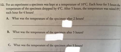 What is the answer for a, b and c? Thank you!!