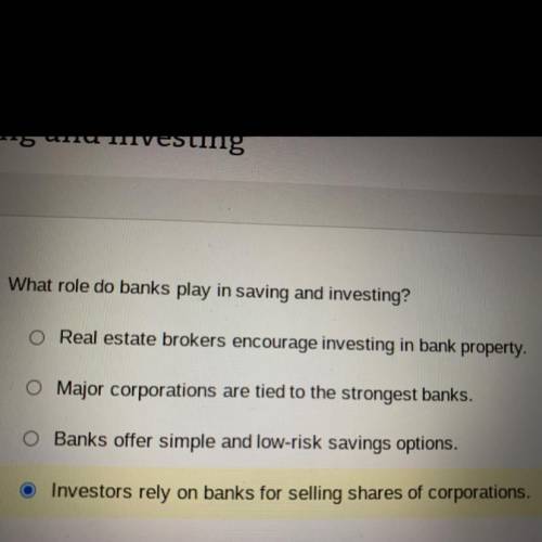 What role do banks play in saving and investing?