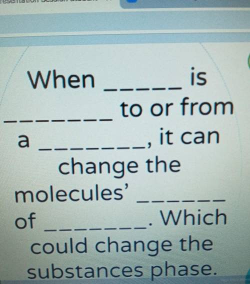 This is part of my science test
