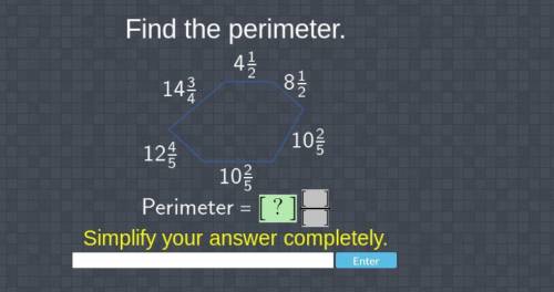 Find the perimeter. Simplify your answer completely
