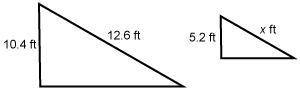 This scale drawing shows a reduction in a figure.

What is the value of x?
Enter your answer as a