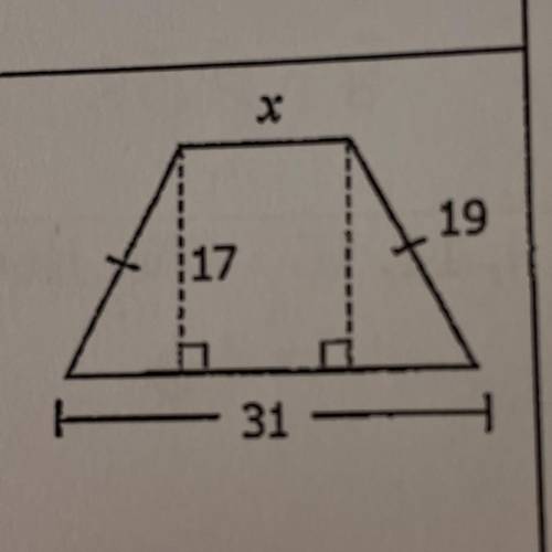 Find value of x round answer to nearest tenth
