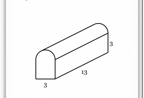 A loaf of bread can be modeled by a rectangular prism topped with half a right cylinder. Katherine