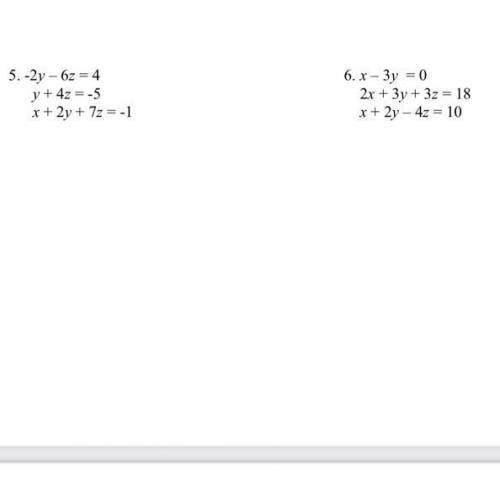 Solve 5 and 6 with work attached please