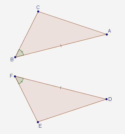 In addition to the facts in the diagram, which statement is necessary to prove that the two triangl
