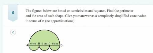 Find area and perimeter of the shape